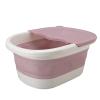 Foot Soaking Tub, Nail Soaking Bowl Pedicure Bowl with Extra High Wall Design Foldable Foot Washing Basin, Plastic Foot Soaking Tub, Multifunction Foot Bath Bucket for Soaking view 2
