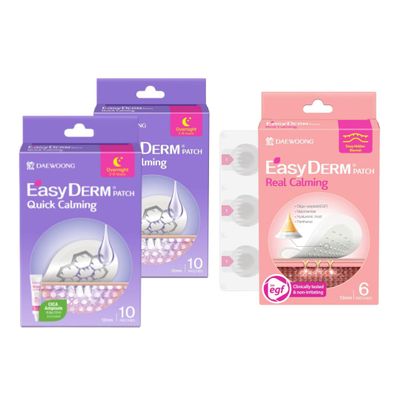EasyDerm Quick Calming Magnesium Patches(20ea) and Real Calming Micropoint(6ea)