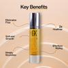 GK HAIR 100% Organic Argan Oil Anti-Frizz Serum Set  Smoothing, Strengthening, Hydrating, Nourishing & Heat Protection for Shine & Frizz Control view 4