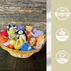 Plantlife Bear bath scrubby with a pumpkin spice soap set - gently natural ramie scrubby with soothing soap for your skin - kid tested with no removable parts view 3