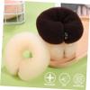 Healeved Copper Buckle Bun Shaper Roll Nylon Hair Bun Maker Ponytail Holder Hair Curling Tool for Diy Styling Random view 4