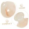 NOLITOY 2pcs Resin Facial Massage Ball Face Scrubber for Pore Cleaning Artistic Mushroom Shape Smooth Surface for Home Office view 3