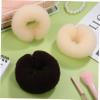 Outanaya Hair Donuts for Buns Nylon Hair Bun Maker Ponytail Holder Soft Roller for Women Girls Random Color view 3