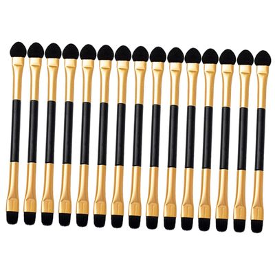 Baluue 15pcs Double-sided Eyeshadow Applicators Set Portable Eye Shadow Sticks for Women Safe Materials Lightweight Design for Easy Makeup Application