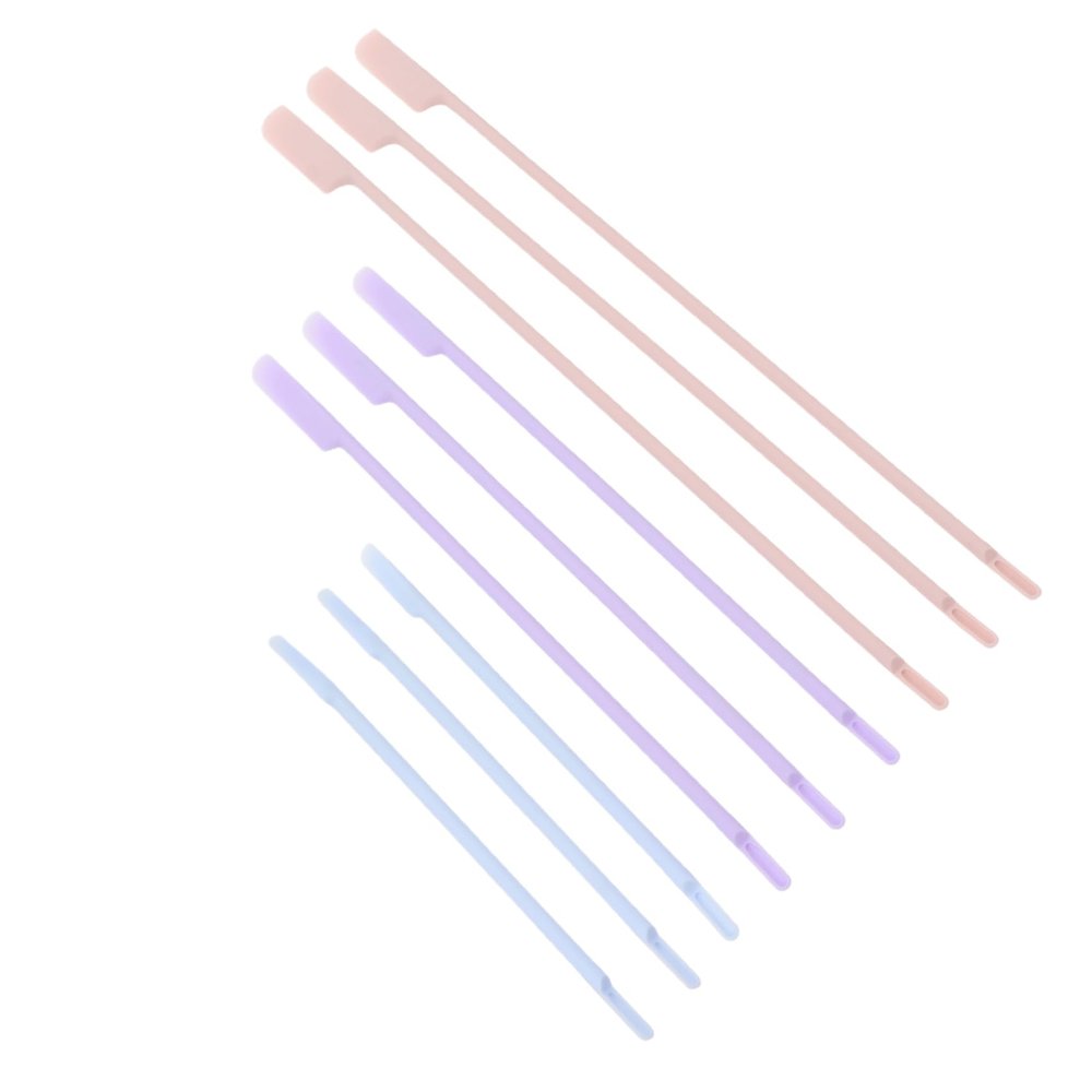 BIUDECO 9pcs Cosmetic Spatula Reusable Makeup Tool for Cream Lotion Application Versatile Beauty Scraper for Jars Bottles for Skincare Hair Products