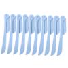 HONMEET 10pcs Portable Folding Eyebrow Trimmers for Precise Eyebrow Shaping Makeup Tool Kit for Women Travel-Friendly Design view 1