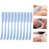 HONMEET 10pcs Portable Folding Eyebrow Trimmers for Precise Eyebrow Shaping Makeup Tool Kit for Women Travel-Friendly Design view 3