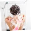 Baluue 3 Pack Long Bath Pouf Shower Pouf Set Handle Exfoliating Bath Scrubber for Skin Care view 4