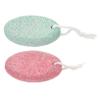 PAMINGONO 2pcs Volcano Stone Foot Grinders for Exfoliating Dead Skin Portable Pedicure Tool with Storage Box for Feet Care and Relaxation view 1