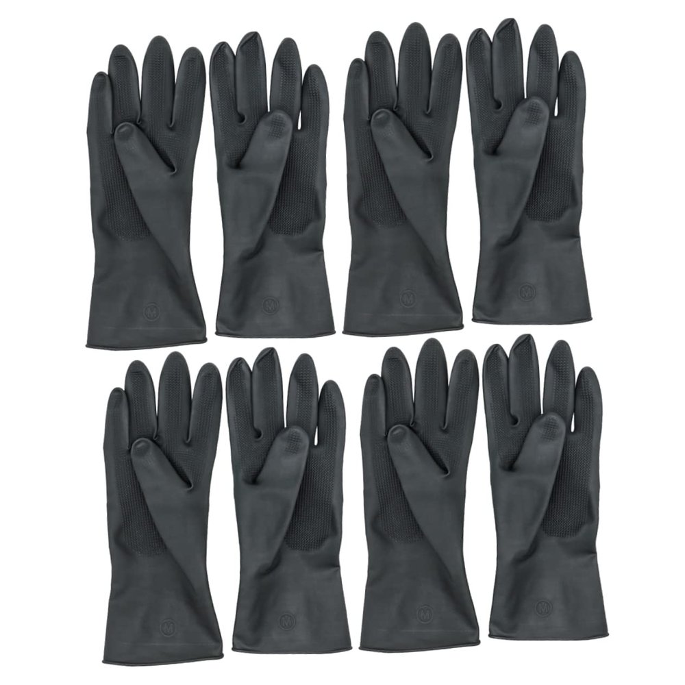BCOATH 4pair Safety Gloves Skid Resistance Long Barber Gloves for Hair Dyeing Salon Protection