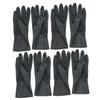 BCOATH 4pair Safety Gloves Skid Resistance Long Barber Gloves for Hair Dyeing Salon Protection view 1