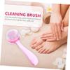 HONMEET Nail Brush Cleaner 10pcs Pack Hand Scrub Brush for Fingernail Toe Cleaning Random Color view 3