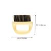 TOVINANNA 2pcs Handheld Beard Brush Lightweight Grooming Tool for Easy Hair Styling and Cleanup Home Salon for Men Beard Care and Hair Maintenance view 2