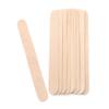 ULTECHNOVO 100pcs Unhairing Tool Set Cosmetic Scraper and Tongue Depressor Premium Applicators for Beauty Care and Makeup Application Light Yellow view 1
