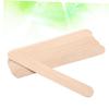 ULTECHNOVO 100pcs Unhairing Tool Set Cosmetic Scraper and Tongue Depressor Premium Applicators for Beauty Care and Makeup Application Light Yellow view 2