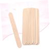 ULTECHNOVO 100pcs Unhairing Tool Set Cosmetic Scraper and Tongue Depressor Premium Applicators for Beauty Care and Makeup Application Light Yellow view 3