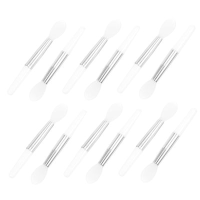 HONMEET 12pcs Silicone Lip Makeup Brush Set Lip Balm Mask Applicators Handle for Precise Application for Birthdays Holidays
