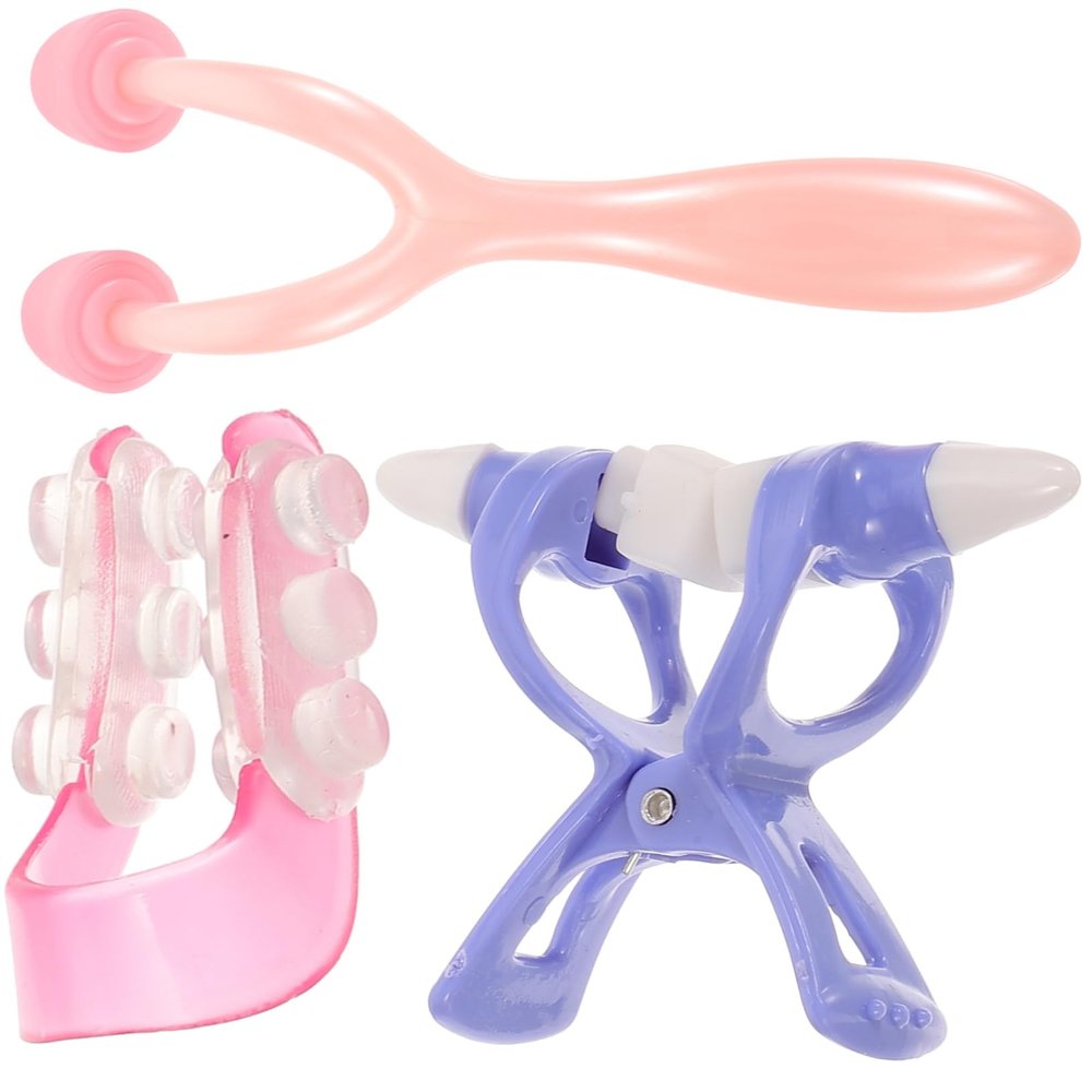 Beatifufu 1set Nose Shaping Clip Set Ergonomic Nose Straightener Tool for Lifting and Shaping Portable Beauty Kit for Occasions for Enhancing Profile and Bridge