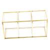 RORPOIR Glass Makeup Storage Case Organizer Elegant Cosmetic Jewelry Holder with Lid Multifunctional Glass Storage Box for Vanity Dresser Office Stylish and Practical Design for Makeup view 1