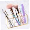 RORPOIR Glass Makeup Storage Case Organizer Elegant Cosmetic Jewelry Holder with Lid Multifunctional Glass Storage Box for Vanity Dresser Office Stylish and Practical Design for Makeup view 3