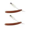 NOLITOY 2pcs Manual Straight for Men Vintage Barber Metal Shaper Easy Use Design for Shaving Beard Sideburns and Hair for Barbers and Home Use view 1