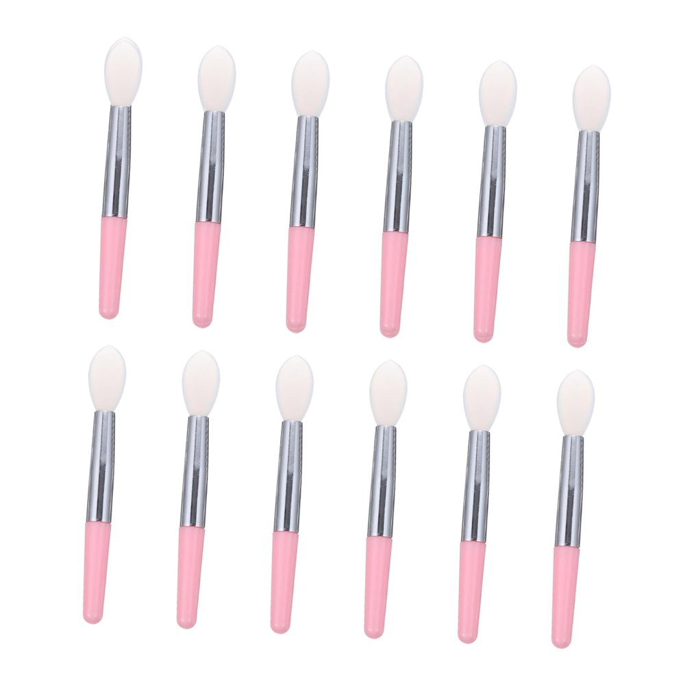 HONMEET 12pcs Portable Lipstick Applicator Set Silicone Lip Brush for Lip Masks and Lipstick Compact and Stylish for Fashion Enthusiasts Opp Bag Included