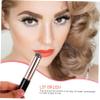 Baluue 3pcs Silicone Lip Brush Reusable Lip Applicator for Lipstick Gloss and Concealer Ergonomic Design for Easy Use and Smudging Effect Makeup Application view 3