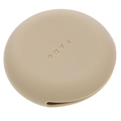OHPHCALL Silicone Travel Makeup Brush Holder Portable Powder Puff Box Mini Cosmetic Case for Travel