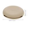 OHPHCALL Silicone Travel Makeup Brush Holder Portable Powder Puff Box Mini Cosmetic Case for Travel view 4