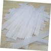 Baluue 100pcs Makeup Brush Mesh Cover Protector Elastic Cosmetic Brush Cover for Travel and Reusable White view 2