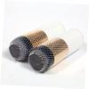 Baluue 100pcs Makeup Brush Mesh Cover Protector Elastic Cosmetic Brush Cover for Travel and Reusable White view 3