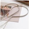 Outanaya 2pcs Rhinestone Tassel Headbands for Women Lightweight Elegant Hair Accessories for Weddings Parties Photography Everyday Use Shiny Delicate Design Stretchable Fit view 3