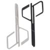 SOESFOUFU 2pcs Stainless Steel Nose Hair Trimmer Scissors Blunt Tip Hair Trimming Scissors for Men Women Tool Beauty view 1