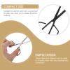 SOESFOUFU 2pcs Stainless Steel Nose Hair Trimmer Scissors Blunt Tip Hair Trimming Scissors for Men Women Tool Beauty view 3