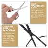 SOESFOUFU 2pcs Stainless Steel Nose Hair Trimmer Scissors Blunt Tip Hair Trimming Scissors for Men Women Tool Beauty view 4