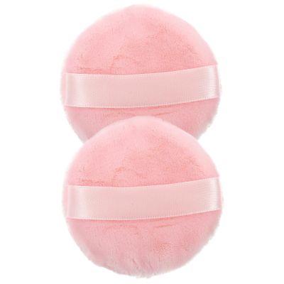 Baluue 2pcs Soft Cotton Makeup Sponge Powder Puff for Women Reusable Applicator for Foundation Compact and Travel-friendly Design for Even Application and Touch-ups