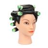 Armmu 20-22" 100% Human Hair Mannequin Head Hair Practice Training Head Cosmotology Doll Head for Hairdressers with Clamp- Natural Black view 4