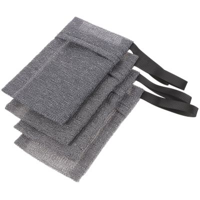 Baluue 4pcs Efficient Soap Savers Bag Soap Pouches for Bars Exfoliating Sleeve Mesh Bag