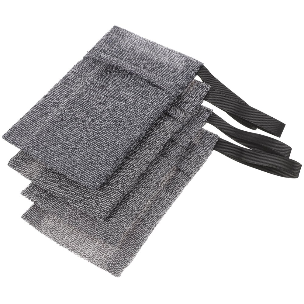 Baluue 4pcs Efficient Soap Savers Bag Soap Pouches for Bars Exfoliating Sleeve Mesh Bag