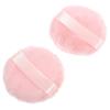 Baluue Round Makeup Sponge 2 Pcs Velour Powder for Foundation Soft Absorbent Powder Sponges for Women view 1