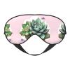 Cartoon Succulents Soft Eye mask, All Over Printed, 96% Polyester 4% Spandex view 1