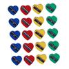 HAPINARY 60pcs Heart Shape Eyeliner and Eyebrow Pencil Sharpener Portable Makeup Tool for Lip Eyeliner and Brow Pencils Easy to Use and Carry for Students and Boys and Girls view 1