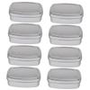 CAXUSD 8pcs Aluminum Travel Soap Case Multi-Function Storage Box for Makeup Containers Lip Balm Creams Leakproof Soap for Bathroom view 1