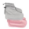 Beatifufu 2pair Thermal Insulation Cotton Foot Straps Light Grey Elastic Band Foot Covers for Beauty Salon Heat-retaining and Easy to Clean view 1