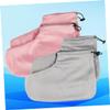 Beatifufu 2pair Thermal Insulation Cotton Foot Straps Light Grey Elastic Band Foot Covers for Beauty Salon Heat-retaining and Easy to Clean view 2