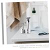 Beatifufu 2pcs Razor Storage Stand Shaving Brush Holder with Smooth Edges for Bathroom Organization Durable and Easy to Clean Razor Base for Men and Women view 2