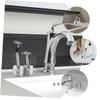 Beatifufu 2pcs Razor Storage Stand Shaving Brush Holder with Smooth Edges for Bathroom Organization Durable and Easy to Clean Razor Base for Men and Women view 3