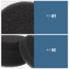HONMEET 15pcs Makeup Brush Cleaning Sponge Quick Dry Makeup Cleaner Box for Care and Portable Design for Home and Travel Use view 3