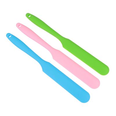 NOLITOY 3pcs Silicone Wax Stick Hair Removal Non-stick Wax Applicator Spatula Body Hair Remover for Women
