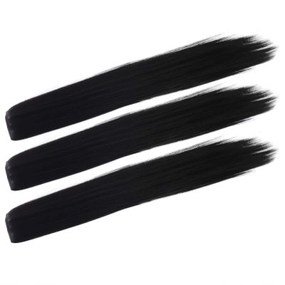 NOLITOY 3pcs Realistic Long Ponytail Wig Hair Wigs Synthetic Hair Ponytail Hairpiece Accessories for Parties